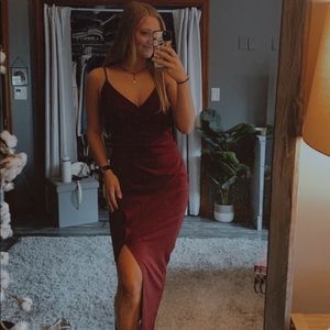 Formal Maroon Dress